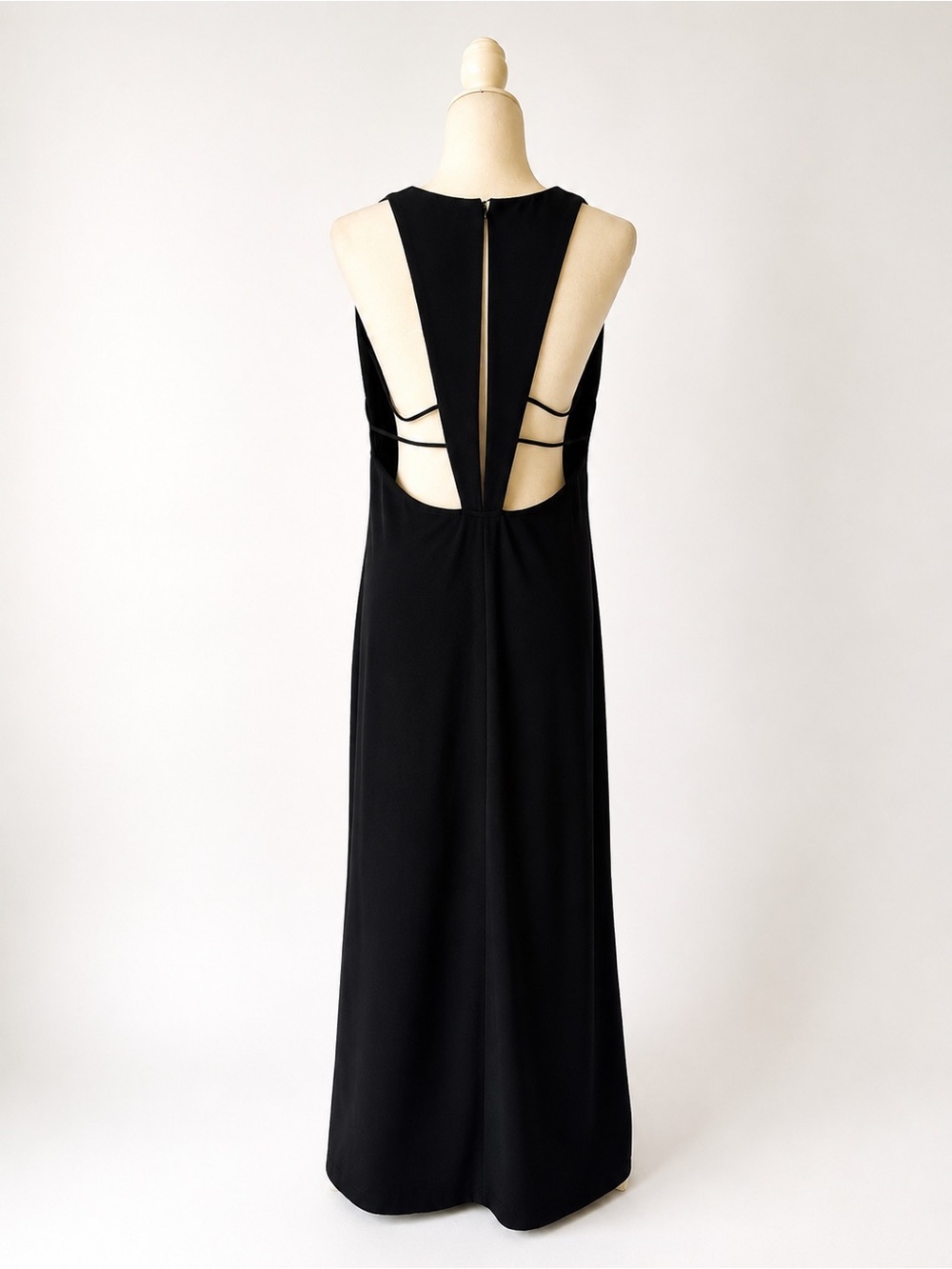 Custom-Made Open Back Maxi Dress